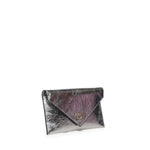 Bustina in pelle metallizzata con logo 105347 A2OTKZ7Q PINKO 