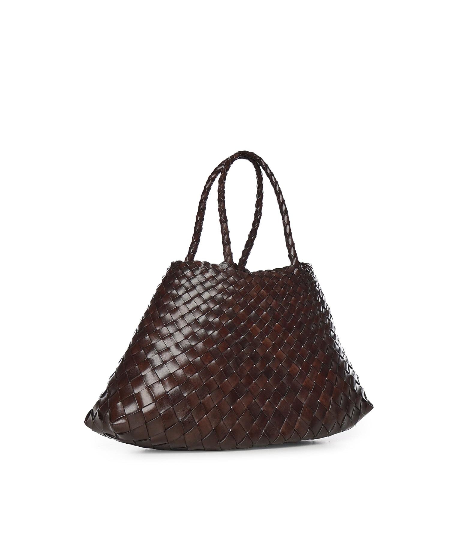 Borsa Santa Croce small in pelle 8893 DK BROWN DRAGON DIFFUSION 