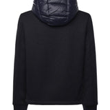 Giubbino con cappuccio e logo MK9940039 BLUE MARKUP 