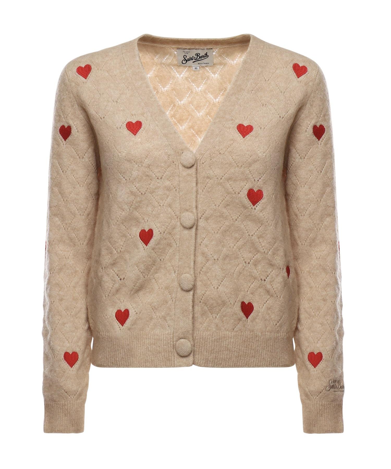 Cardigan in misto lana DNN0001 02159I MC2 SAINT BARTH 