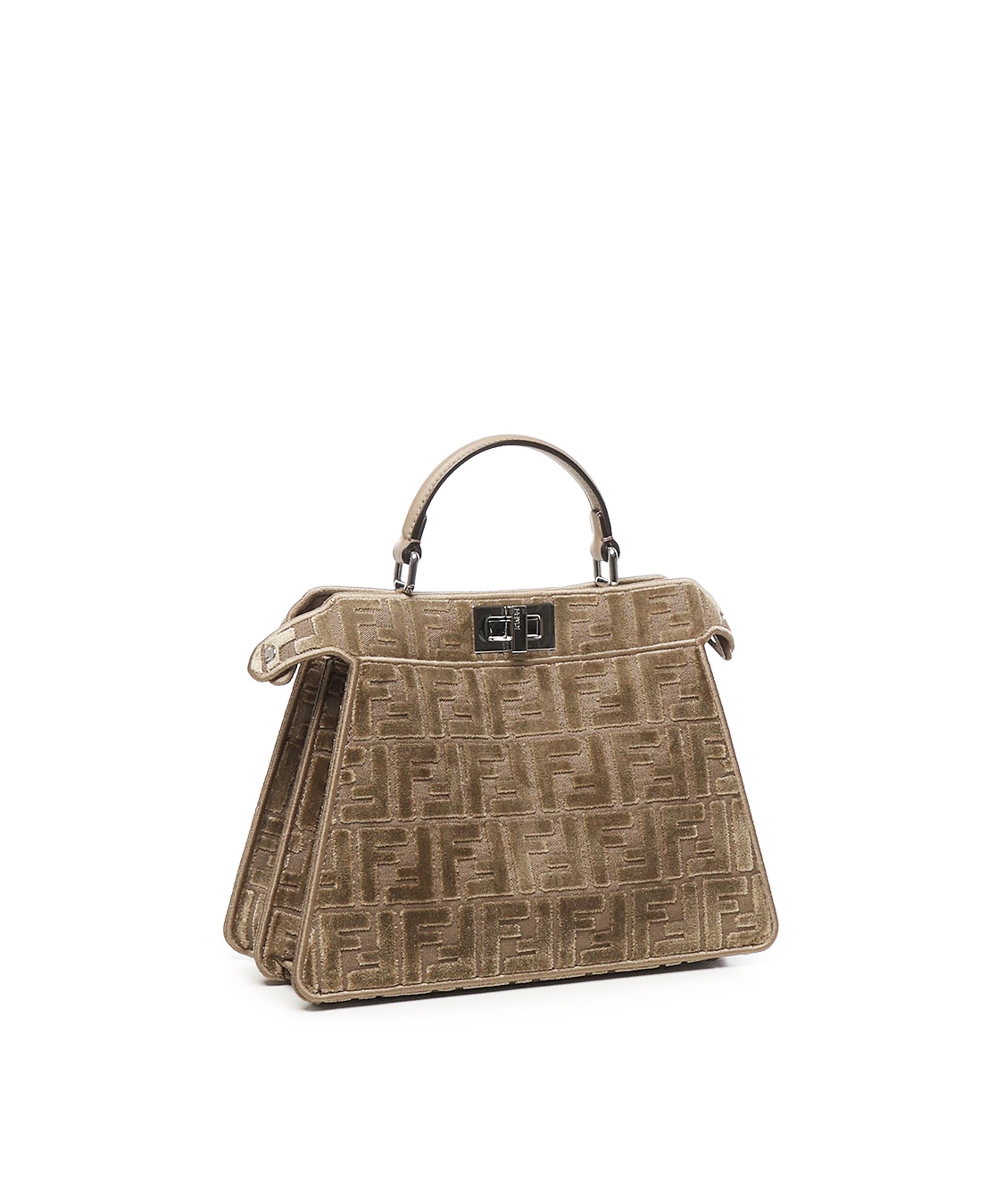 Borsa Peekaboo Small FF jacquard 8BN327 AT14F0EMR FENDI 