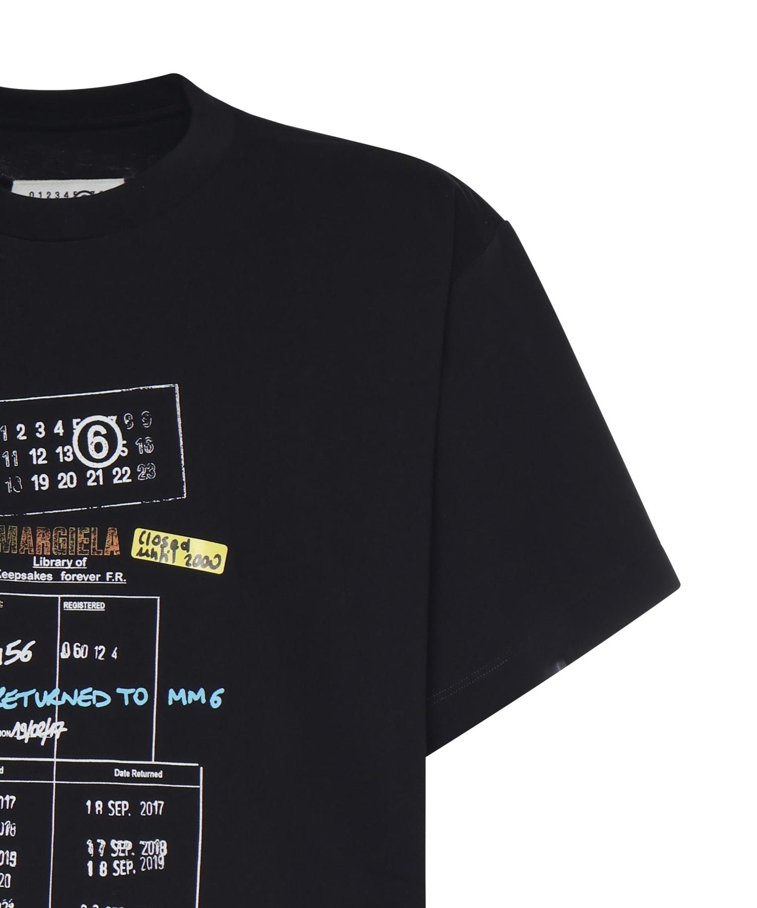 T-shirt con stampa in cotone SH0GC0070 M20170900 MM6 Maison Margiela 
