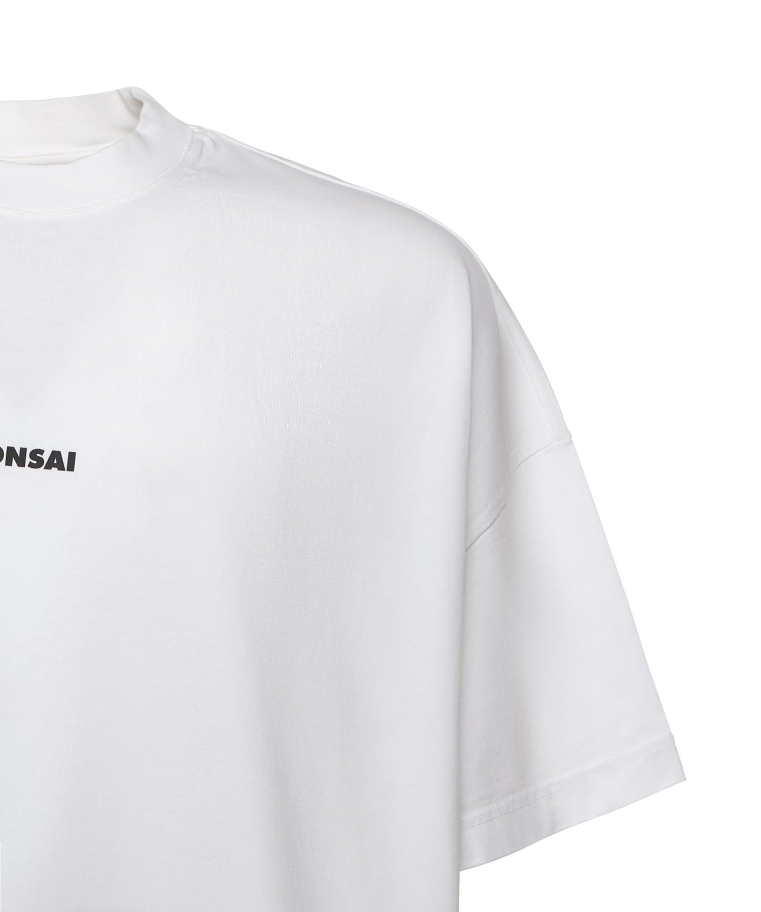 T-shirt in cotone con logo TS001001 WHT BONSAI 