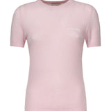 Maglia in cashmere con logo MMLB30 17NNF0E18 MIU MIU 