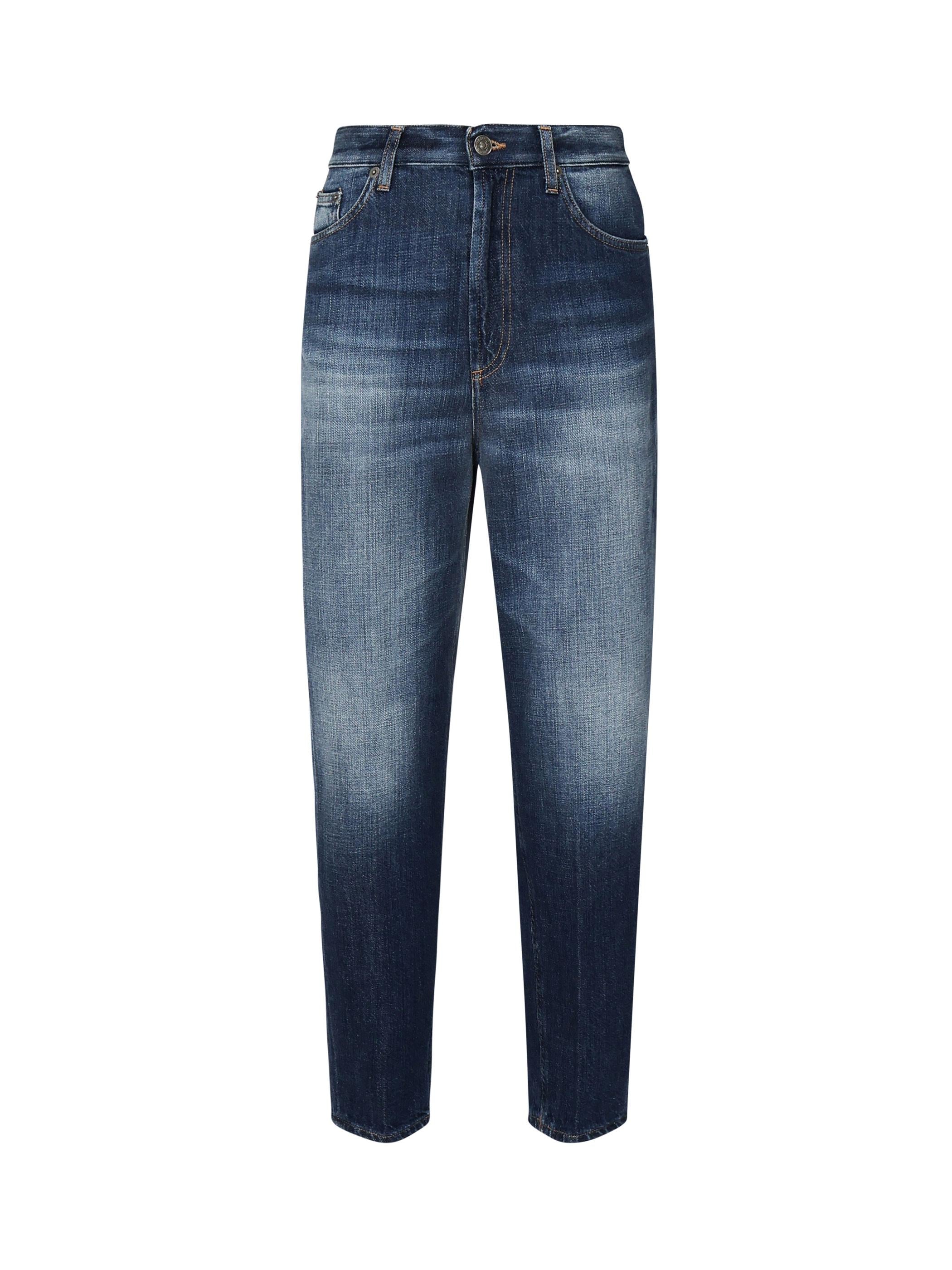 Jeans Bessie loose in denim DP784 DF0292DIO3800 DONDUP 