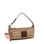 Borsa a spalla con logo 73BS9M803 CASSIENATURALE/MORO V° 73 