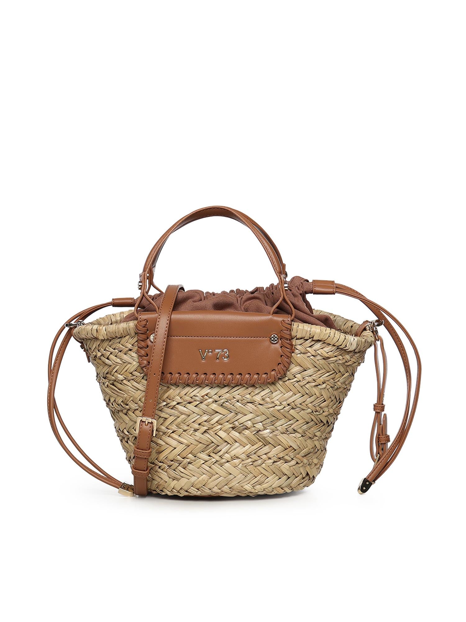 Mini bag Vanna con logo 73BS9N202 VANNACUOIO/NATURALE V° 73 