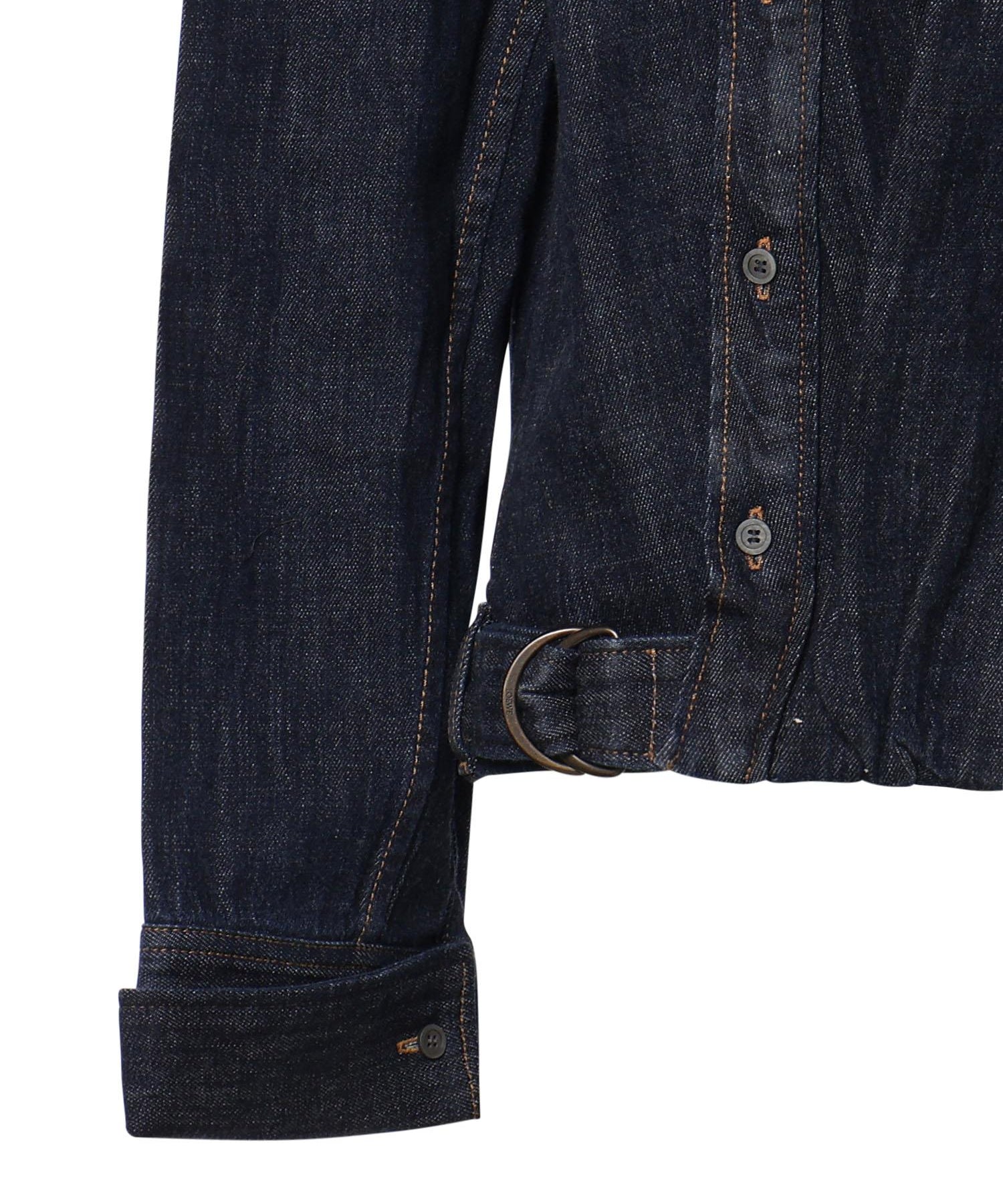 Camicia drappeggiata in denim S359Y1DX19 5380 LOEWE 
