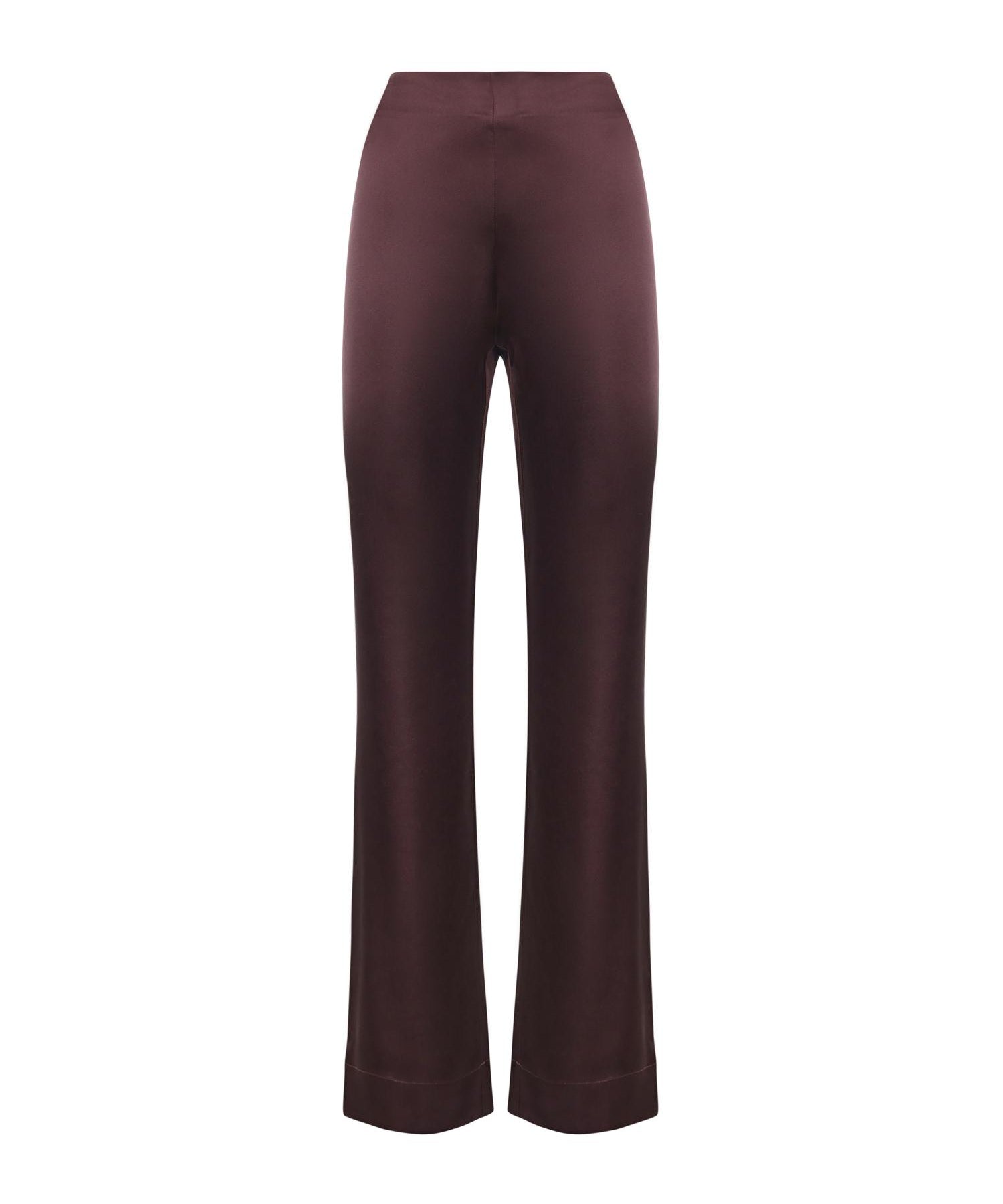 Pantaloni svasati in satin 106434 A361R57 PINKO 