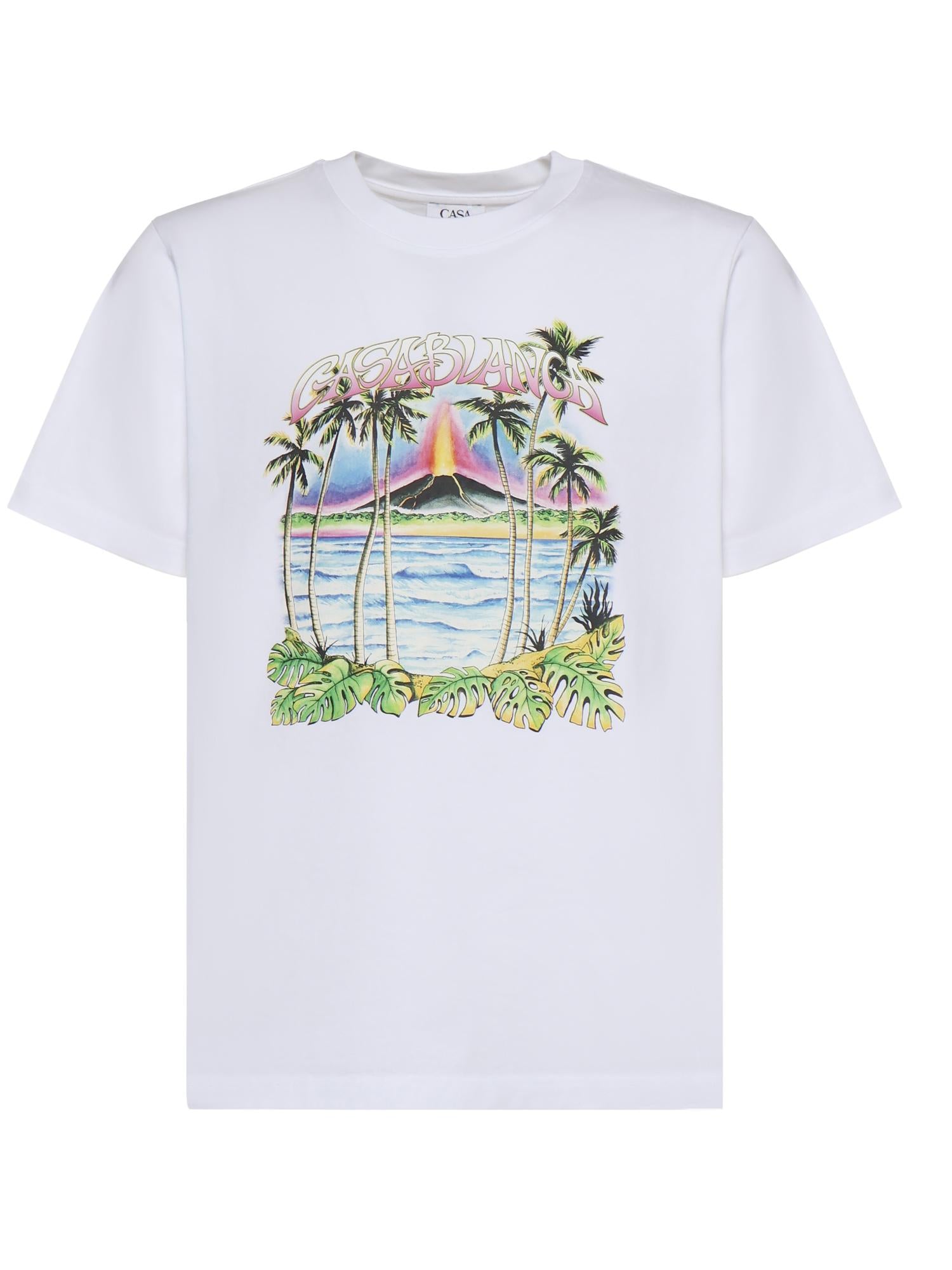 T-shirt con stampa in cotone MSP26JTS001 22 CASABLANCA 