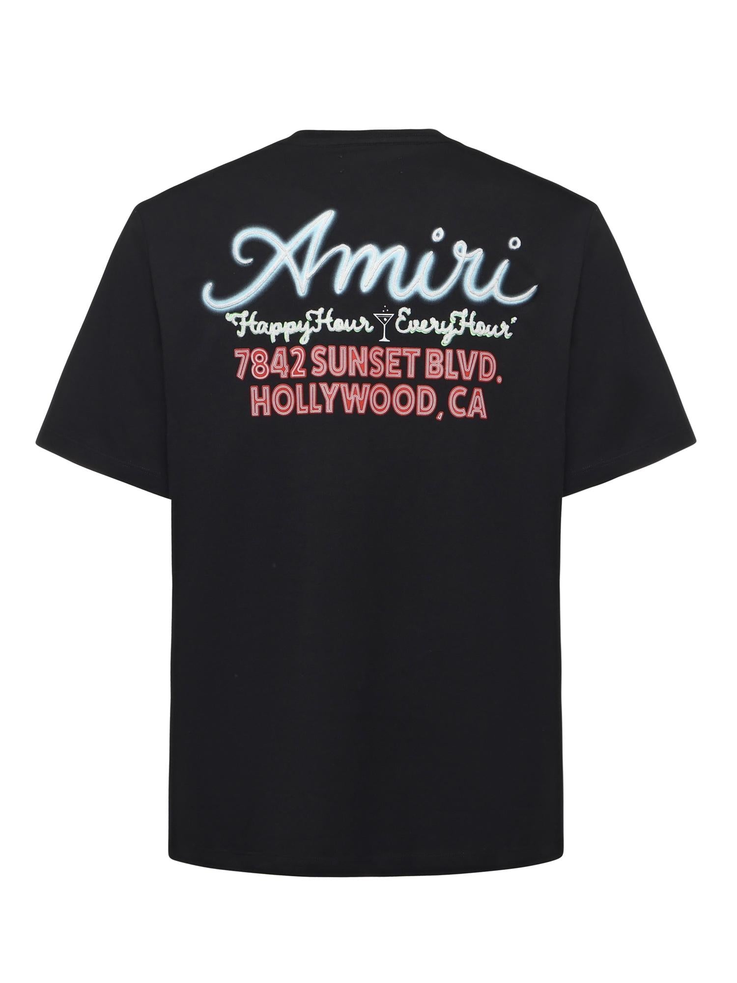 Neon Lights t-shirt in cotone AMJYTE1244 001 AMIRI 