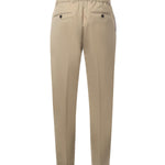 Pantaloni in gabardine di misto lana<BR/> RICCARDO CC REGULAR MTBEIGE BEABLE 