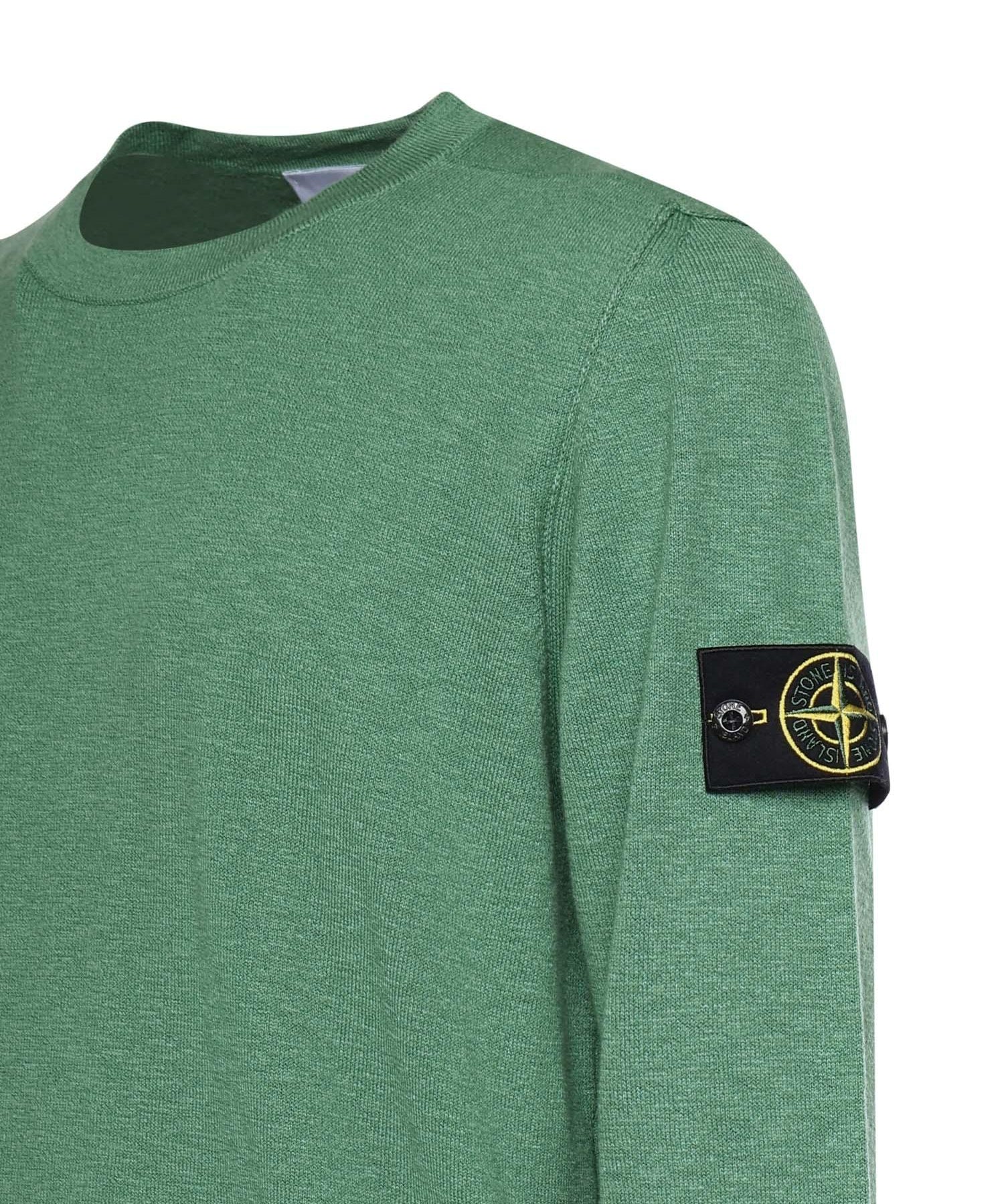 Maglione in cotone e nylon con logo L1S155100052 S00B0V005H STONE ISLAND 