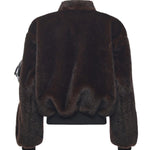 Bomber pelliccia sintetica COPBL33F9015 BROWN COPERNI 