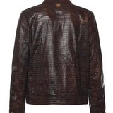 Giacca croc con zip AMBLTBN1028 268 AMIRI 