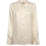 Camicia in seta FF jacquard FS8140 AJ0ZF1M2A FENDI 