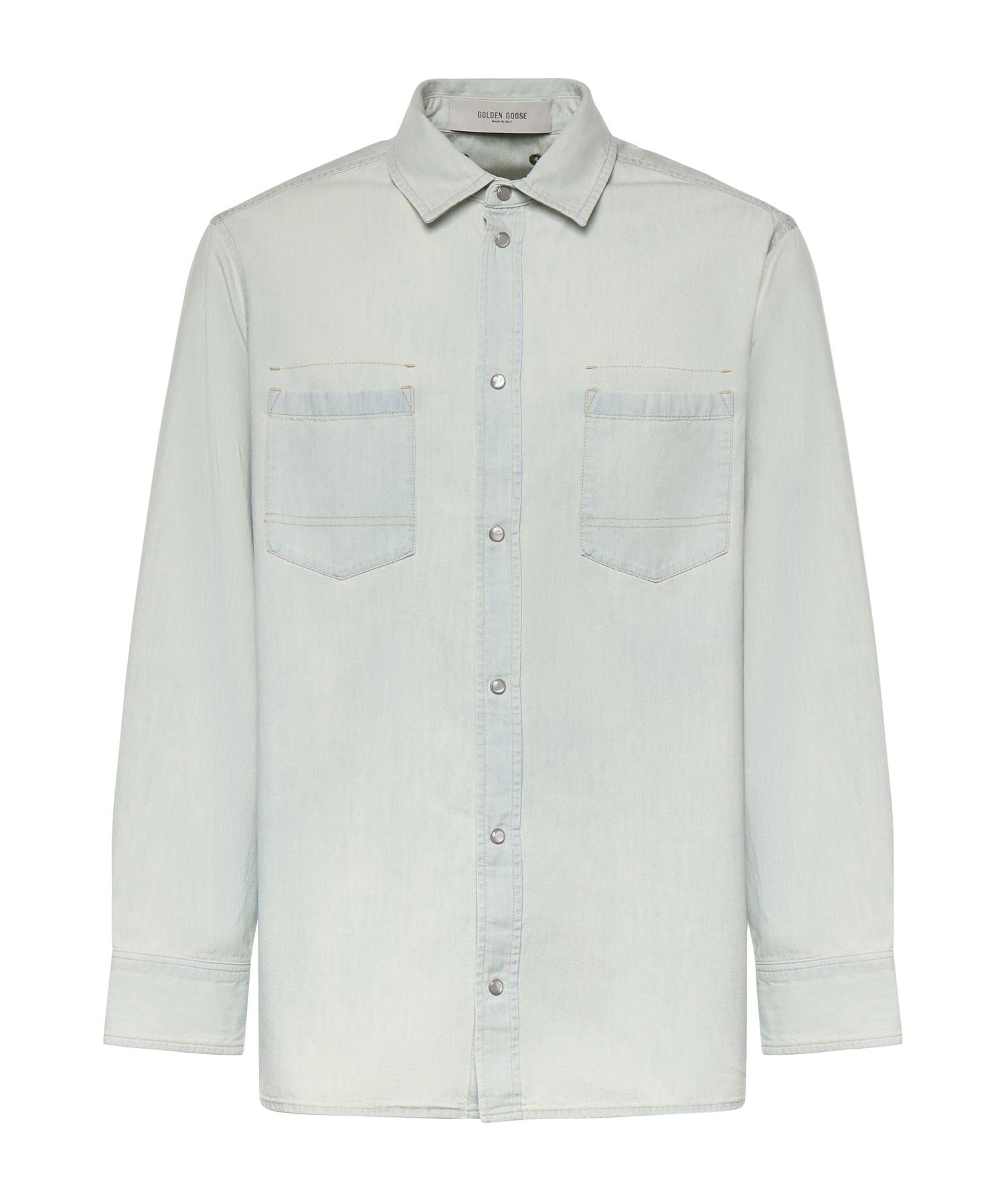 Overshirt in denim GMP02519 P00235950491 GOLDEN GOOSE 