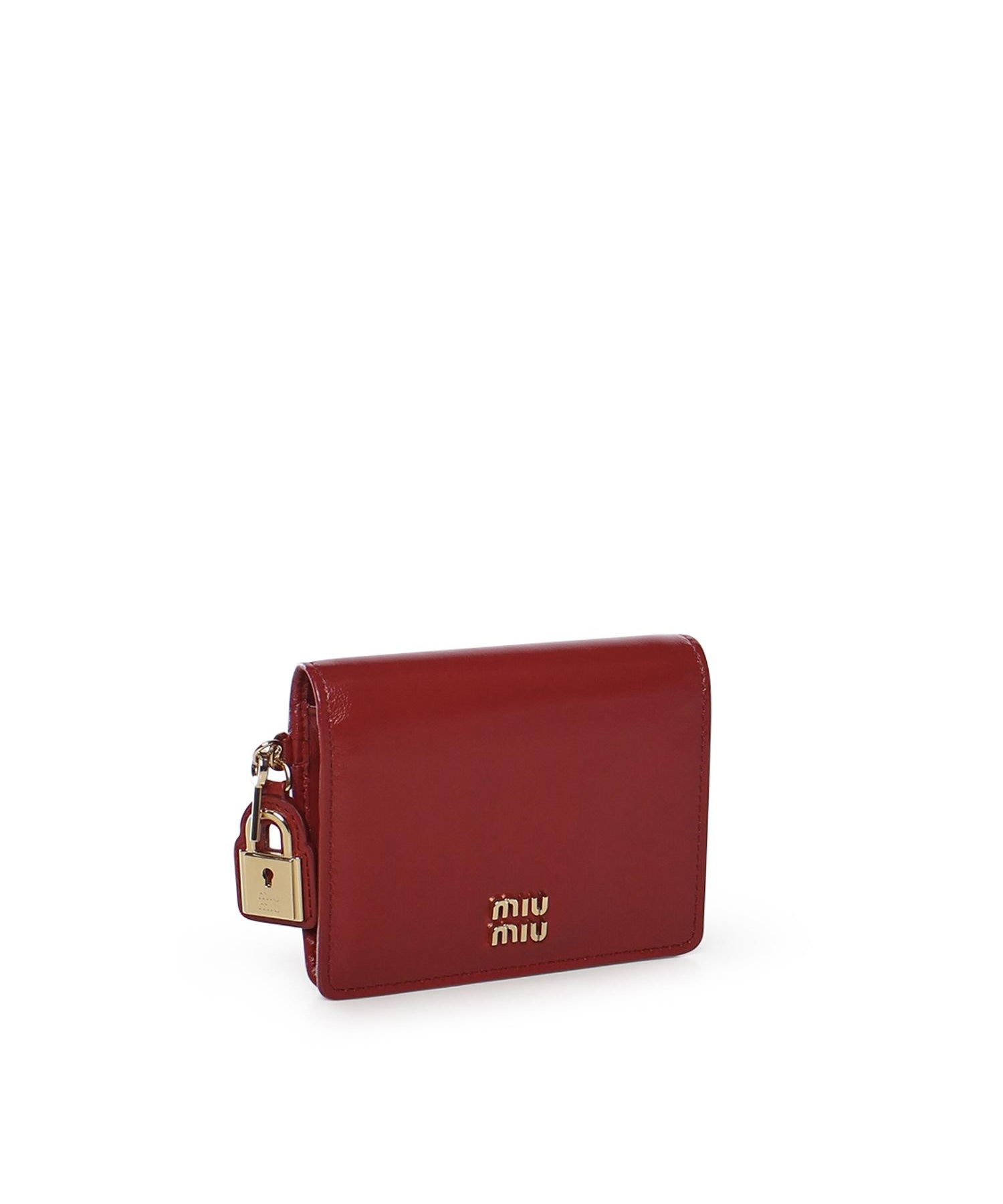Portafoglio piccolo in pelle 5MV204 2IGAF0041 MIU MIU 