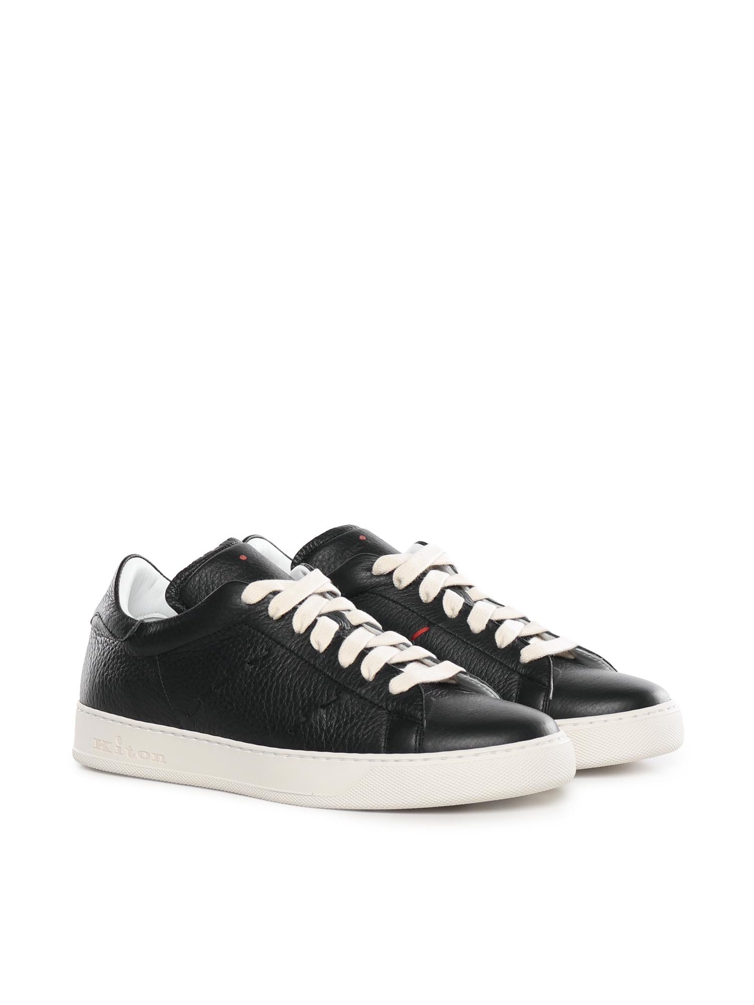Sneaker in pelle USSA421N014302 006 KITON 