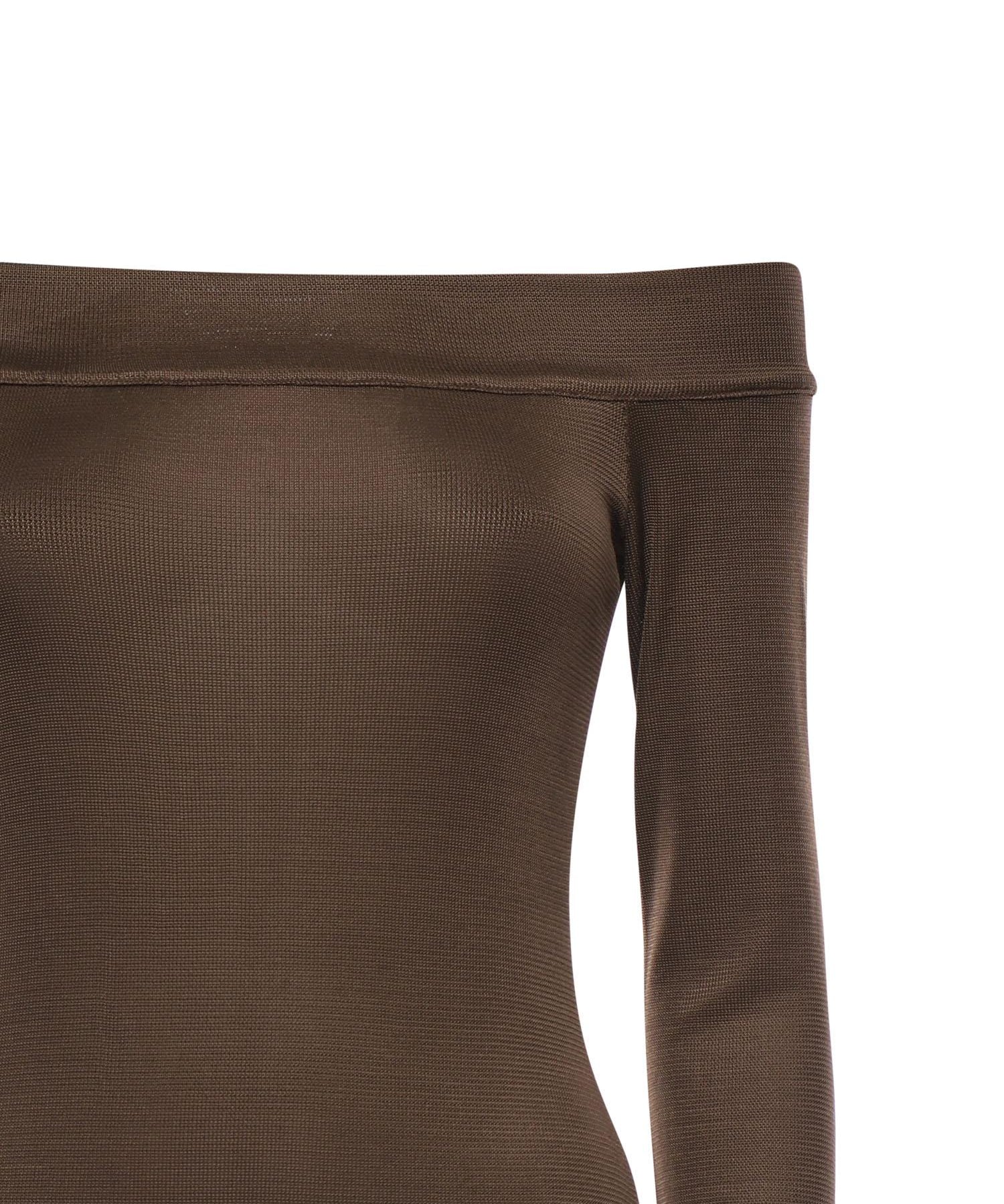 Abito midi Talia T190161A TJV155CHOCOLATE THE ANDAMANE 