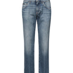 Jeans modello Classic cinque tasche in cotone con abrasioni GP02XD G8MG8S9001 DOLCE & GABBANA 