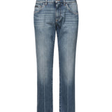 Jeans modello Classic cinque tasche in cotone con abrasioni GP02XD G8MG8S9001 DOLCE & GABBANA 