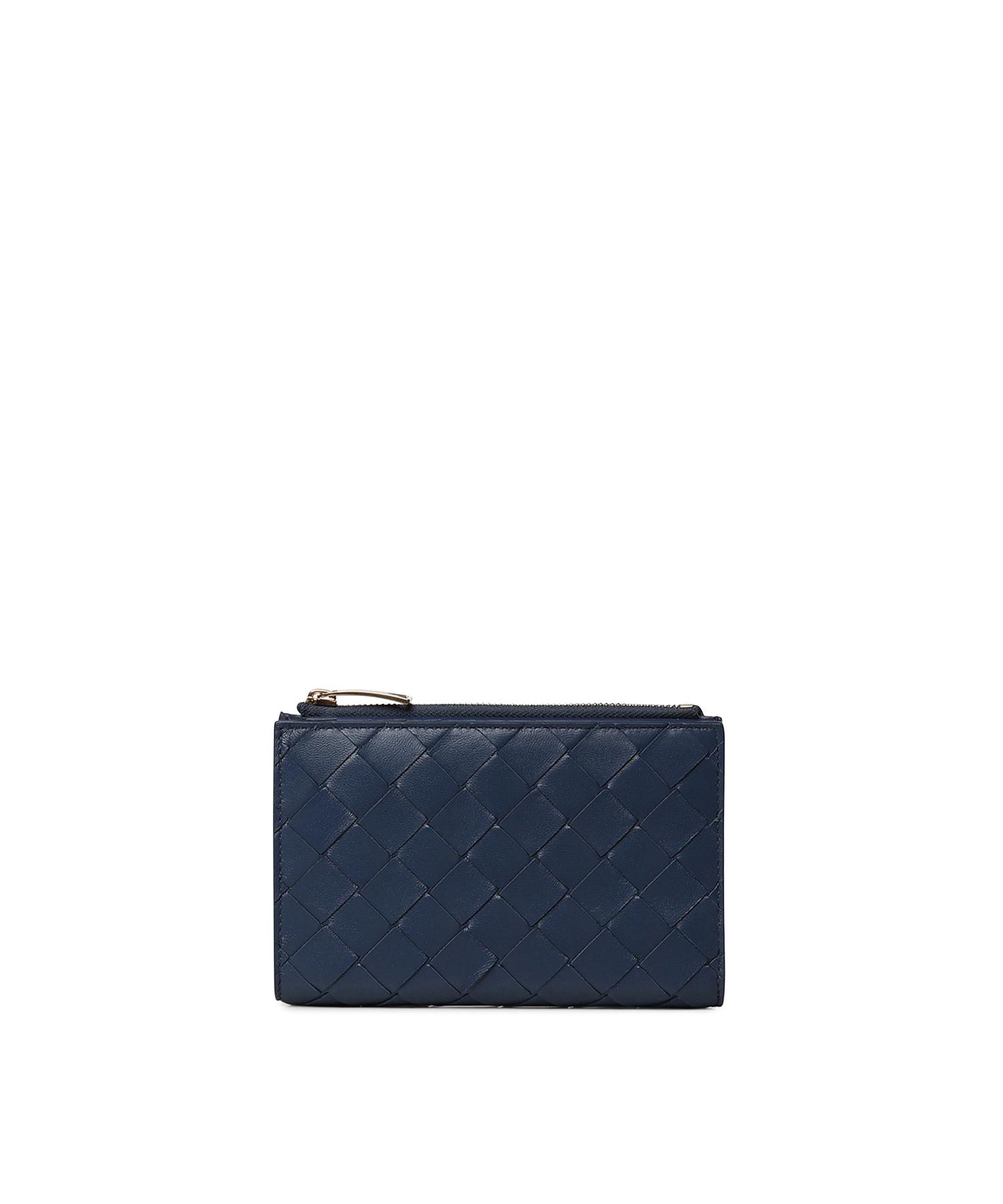 Portafoglio Intrecciato bi-fold medio 749940 VCPP24019 BOTTEGA VENETA 