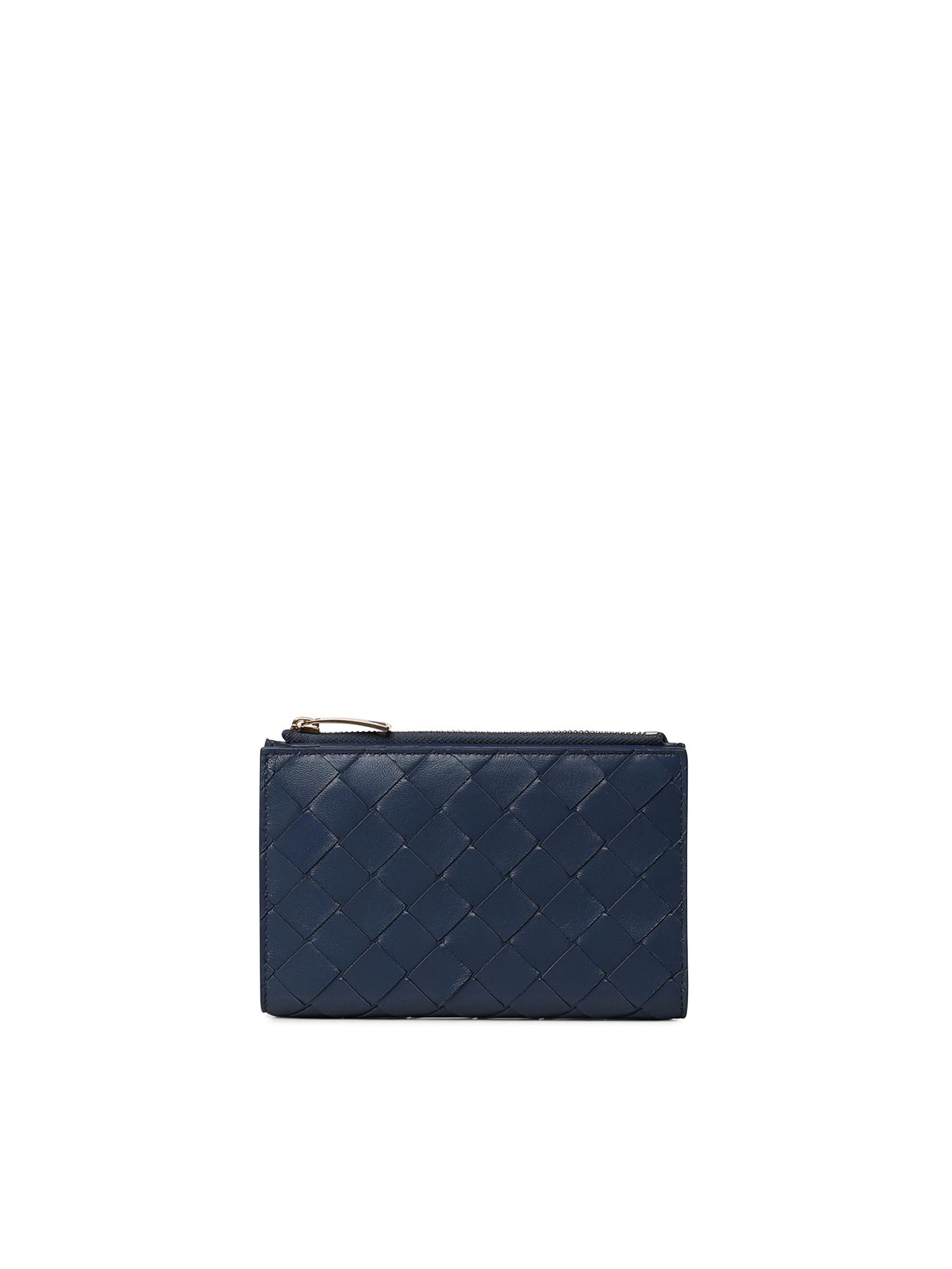 Portafoglio Intrecciato bi-fold medio 749940 VCPP24019 BOTTEGA VENETA 