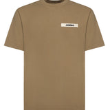 T-shirt in cotone con logo TSM00133AJ00226 180 JACQUEMUS 