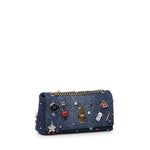 Mini bag 'The dual chain' in denim 2R5SMN017S02 454 MARC JACOBS 