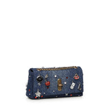 Mini bag 'The dual chain' in denim 2R5SMN017S02 454 MARC JACOBS 