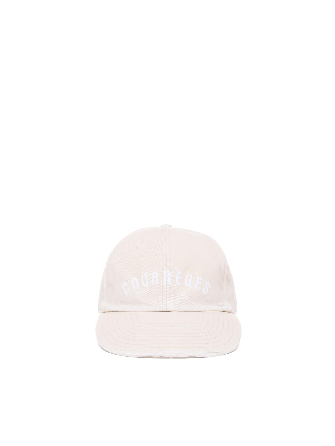 Cappello da baseball Logo in cotone 124ACT031C00024 -1004 COURREGES 