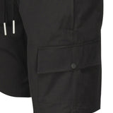 Shorts Mastyf in misto lino e cotone MASTYF -NERO GIULIANO GALIANO 