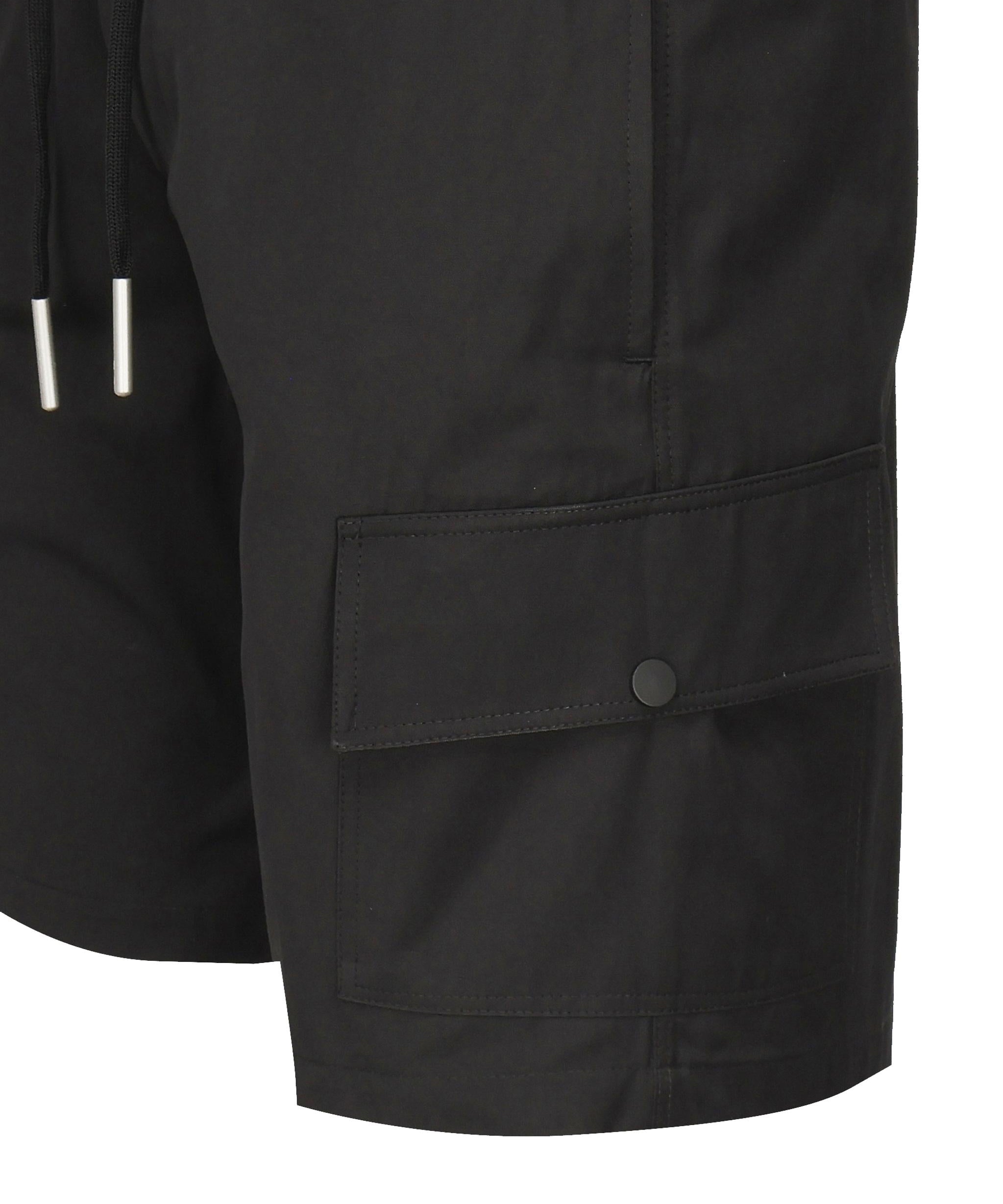 Shorts Mastyf in misto lino e cotone MASTYF -NERO GIULIANO GALIANO 