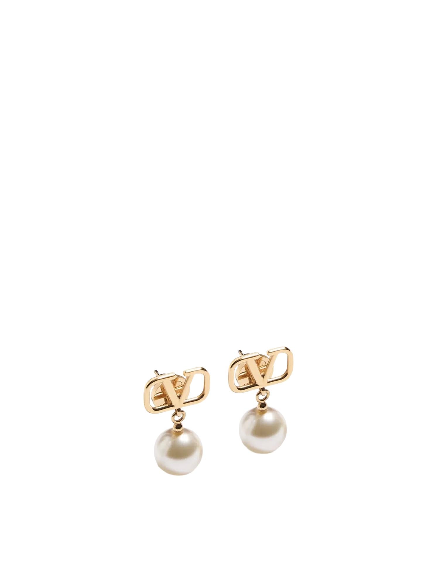 Orecchini Vlogo Signature con perle 8W2J0E36 UXM0O3 VALENTINO GARAVANI 