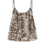 Top con stampa snake 106868 A3APCZ9 PINKO 