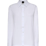 Camicia boxy in popeline 106248 A32LZ04 PINKO 