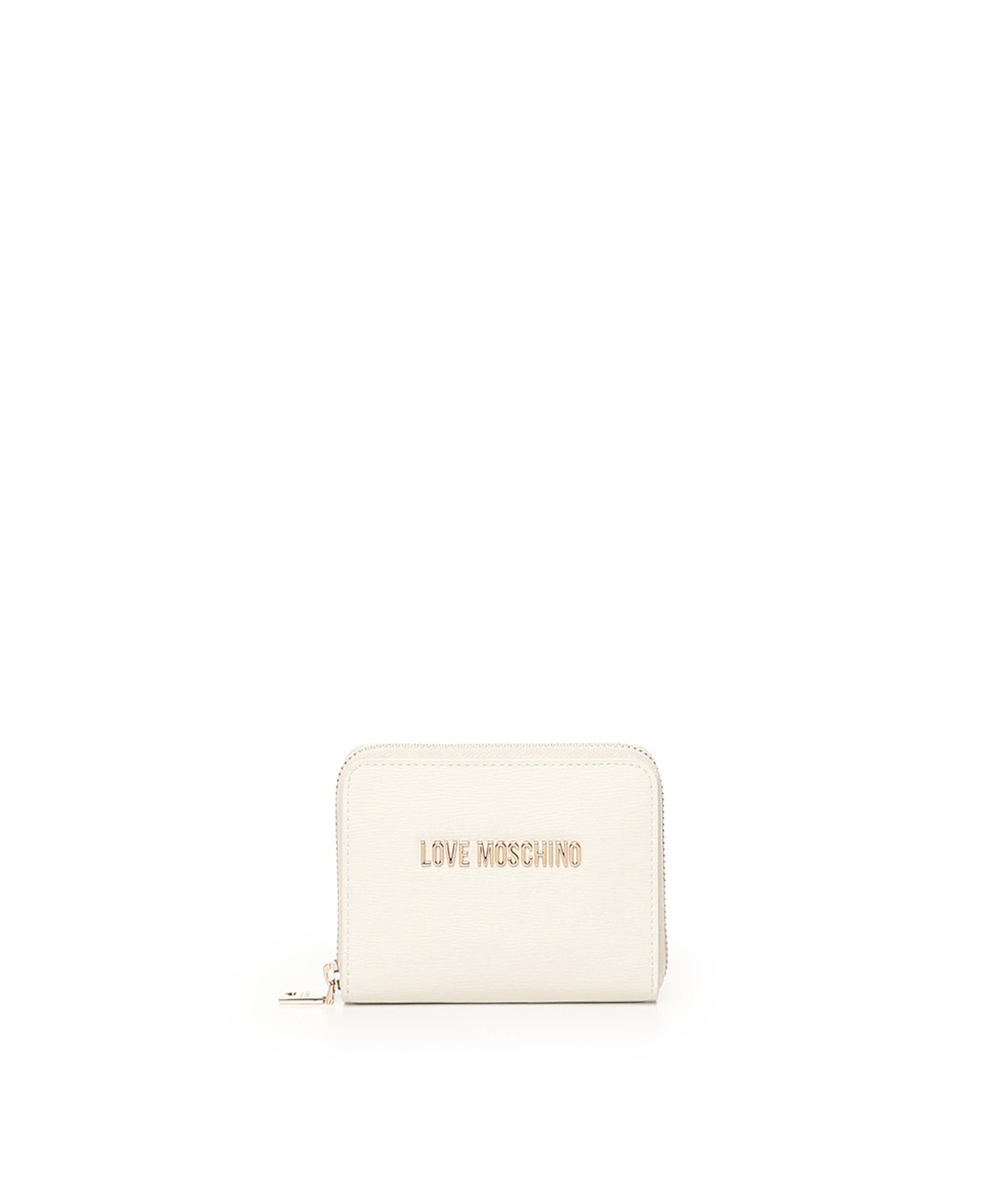 Portafoglio zip around con logo JC5702PP1MLD0 110 LOVE MOSCHINO 