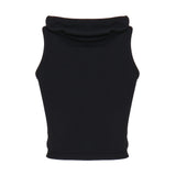 Top Con Cappuccio Nero AA9H10694M035 995 ALAIA 