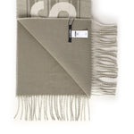 Sciarpa con frange e logo<BR/> ACU00435AOT4001 5BJ JACQUEMUS 