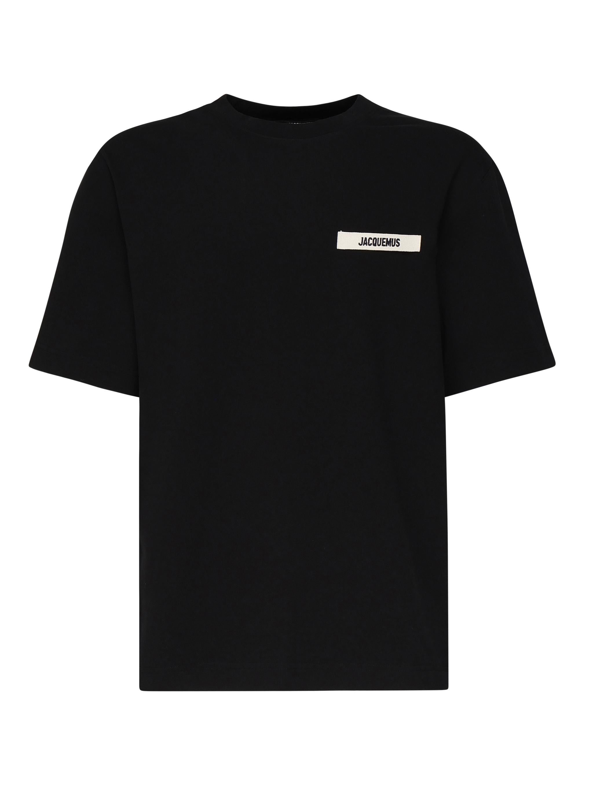 T-shirt "Le t shirt gros grain" in cotone TSM00133AJ00226 990 JACQUEMUS 