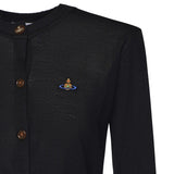 Cardigan Bea con logo 1803002U Y001AN402 VIVIENNE WESTWOOD 