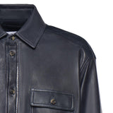 Overshirt in nappa di agnello e cotone H526Y31L53 5110 LOEWE 