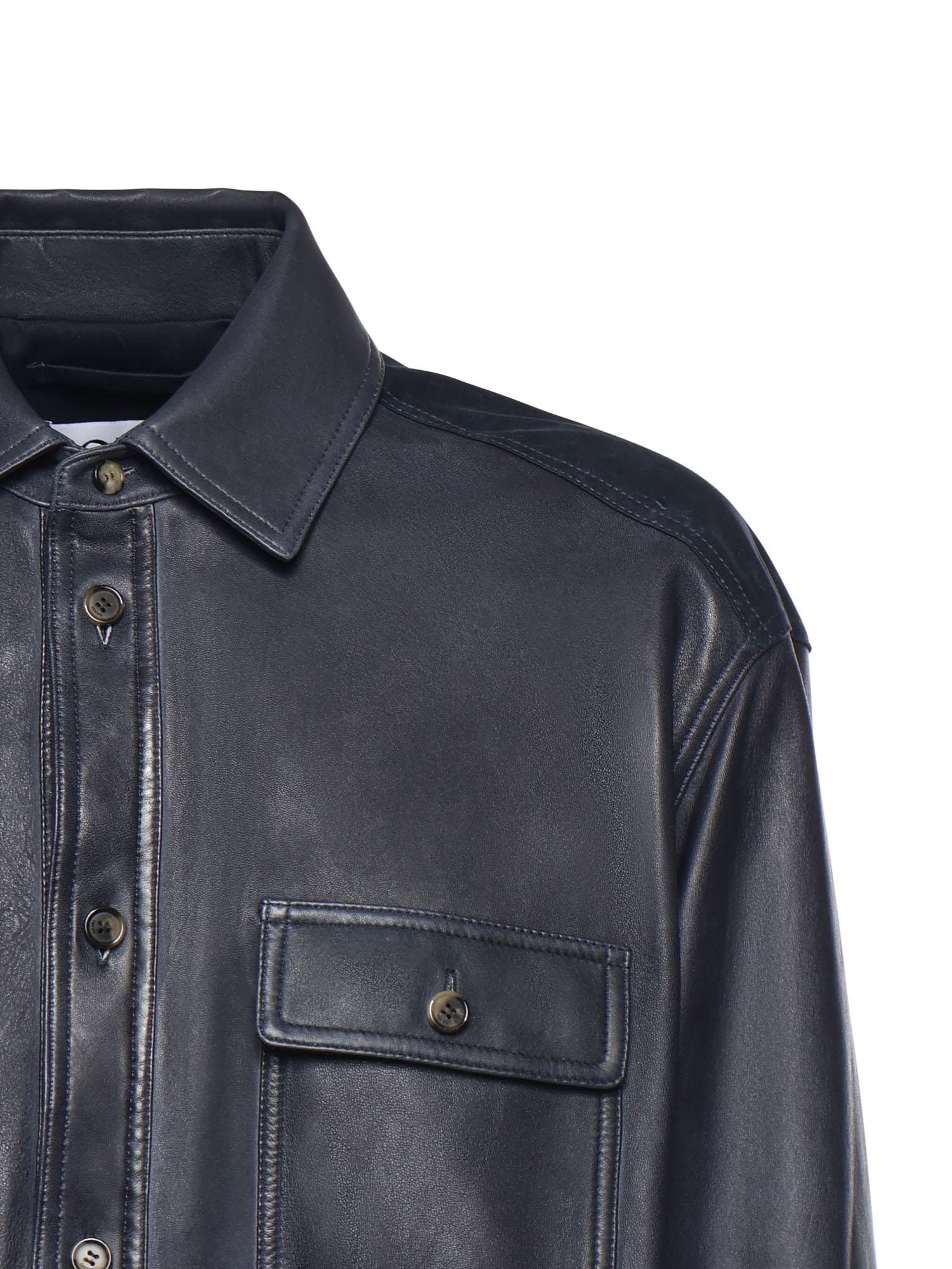 Overshirt in nappa di agnello e cotone H526Y31L53 5110 LOEWE 