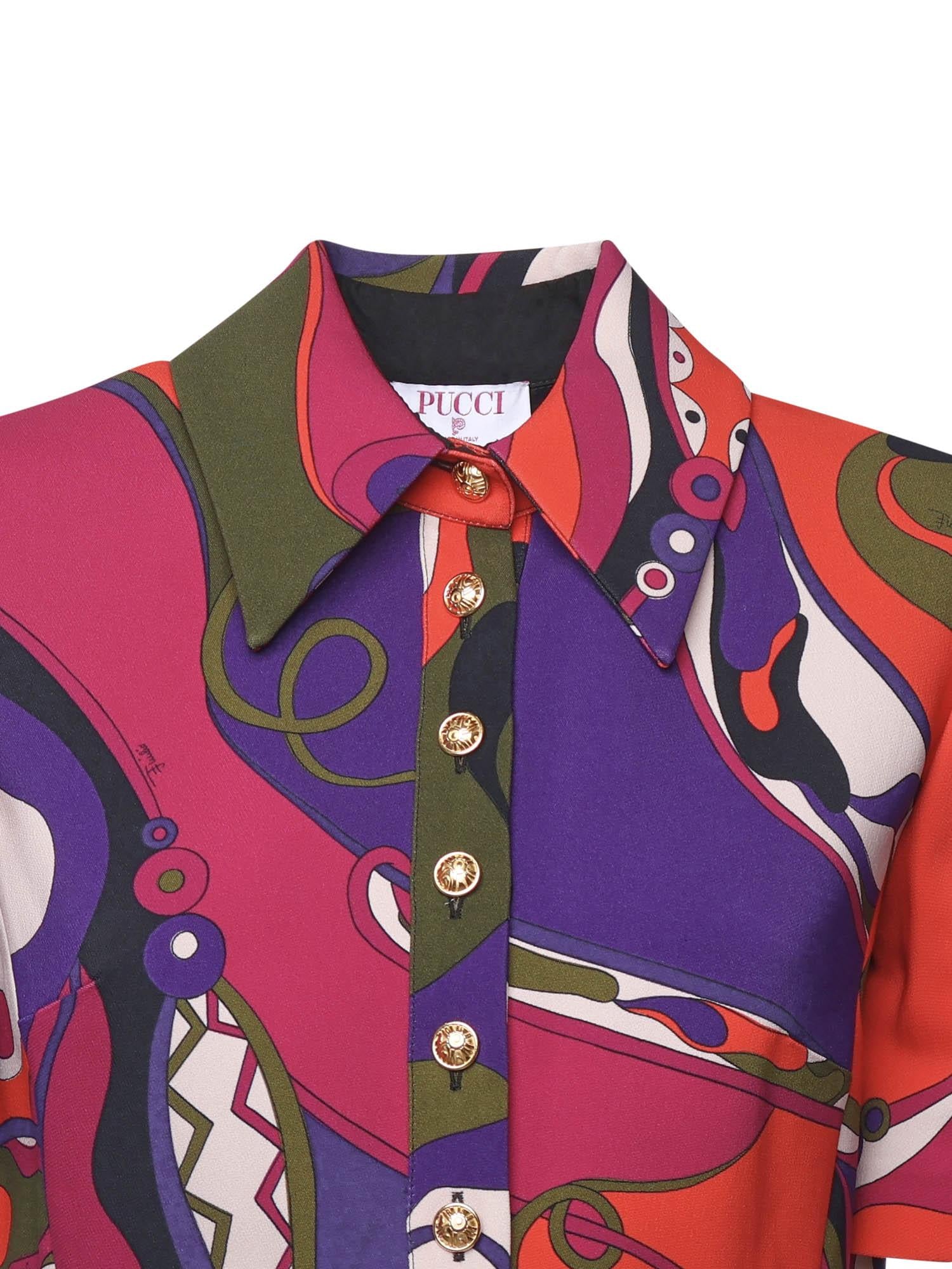 Abito in stampa orchidee 5URG15 5U738017 PUCCI 