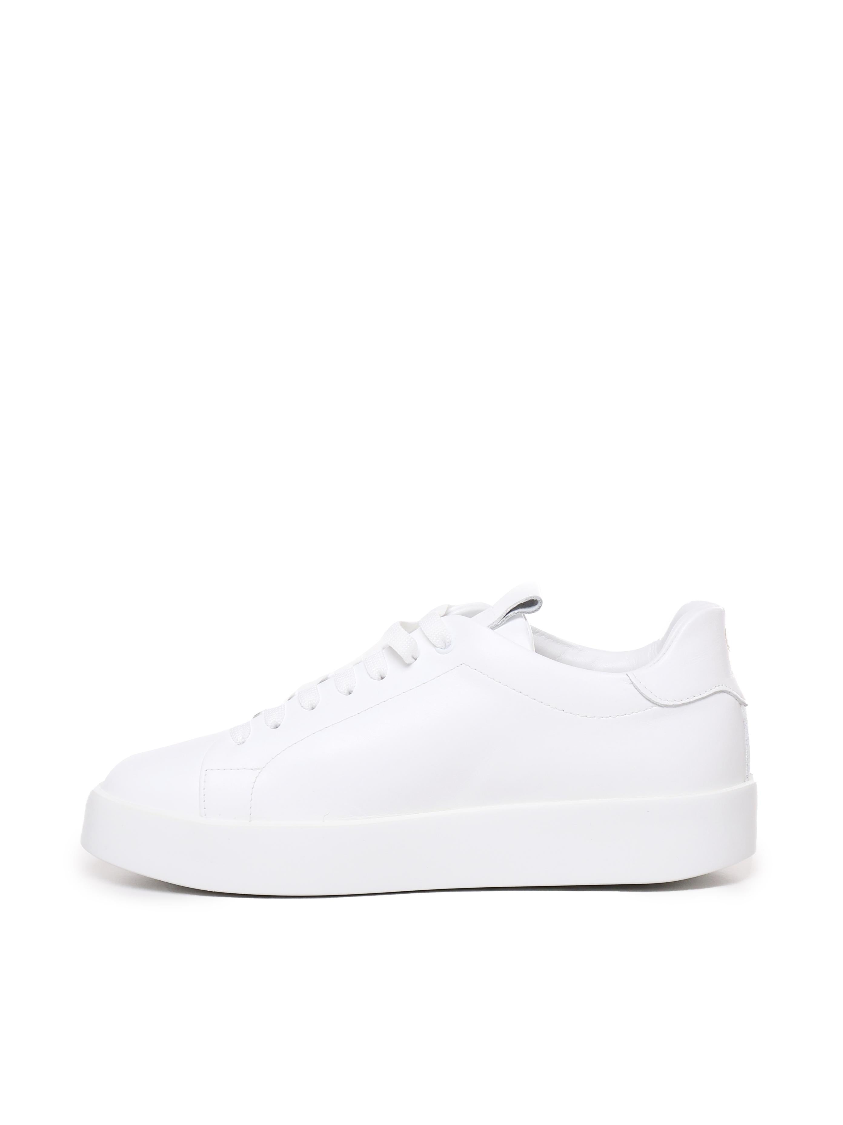 Sneakers Road in pelle di nappa ROAD 1 NAPPAWHITE/WHITE GIULIANO GALIANO 