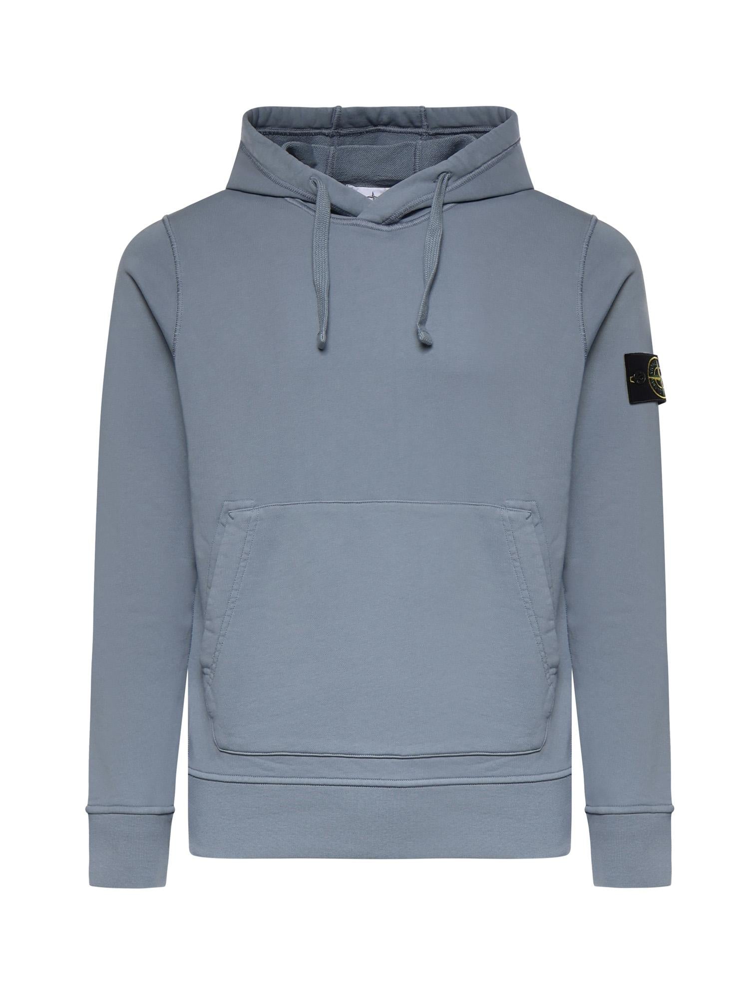 Felpa con logo in cotone L1S156100062 S0051V0024 STONE ISLAND 