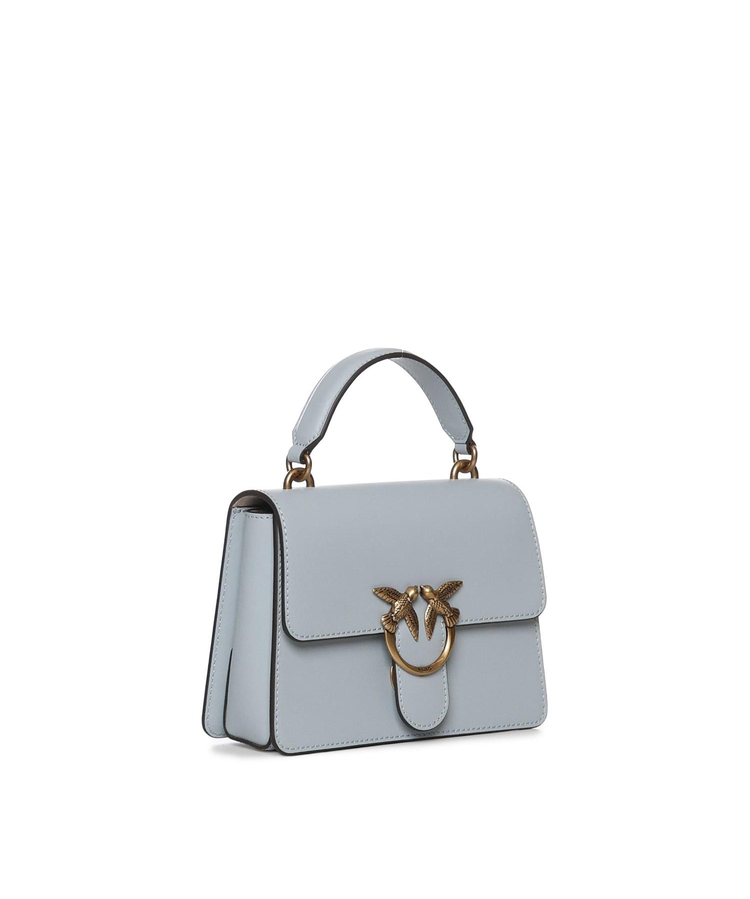 Borsa mini a mano Love Bag Top Handle in pelle 100071 A0F1E37Q PINKO 