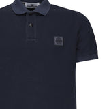 Polo in piqué stretch con patch logo K1S1522002SC S0067V0028 STONE ISLAND 