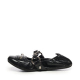 BALLERINA IN PELLE CON BORCHIE 828095 WAD4Y1080 BALENCIAGA 